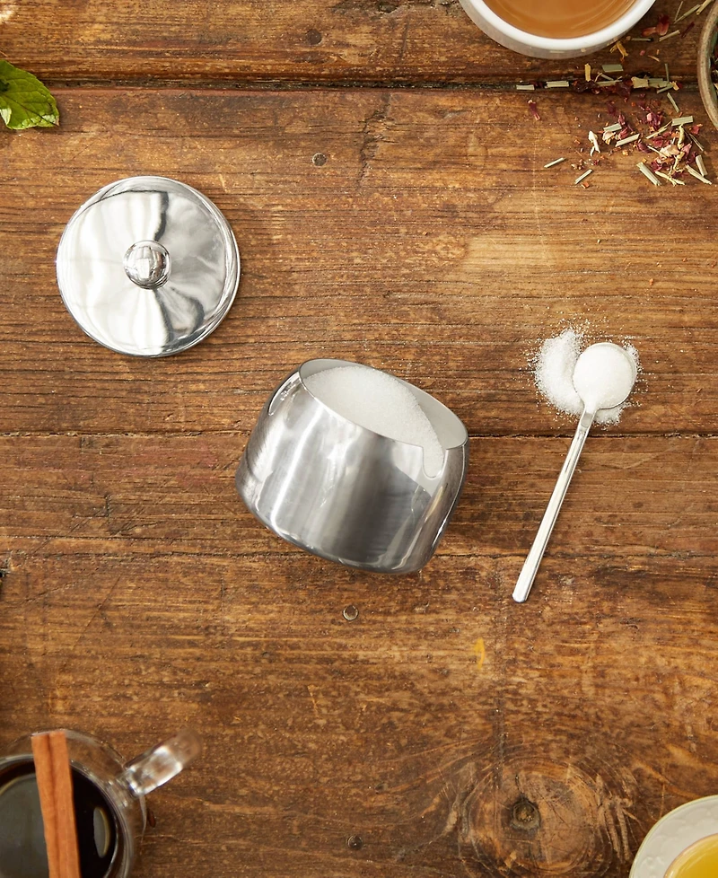 Rsvp International Endurance 18/8 Stainless Steel 8 ounce Sugar Bowl Spoon