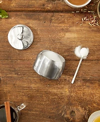 Rsvp International Endurance 18/8 Stainless Steel 8 ounce Sugar Bowl Spoon