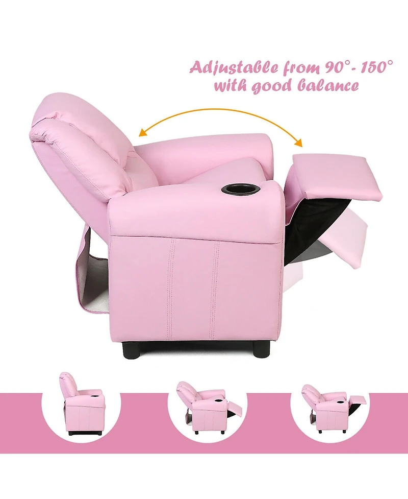 Kids Recliner Armchair Children's Furniture Sofa Couch Chair