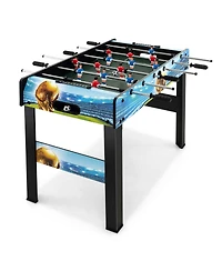 37 Inches Foosball Table with Removable Legs, 2 Balls and 2 Manual Scorers