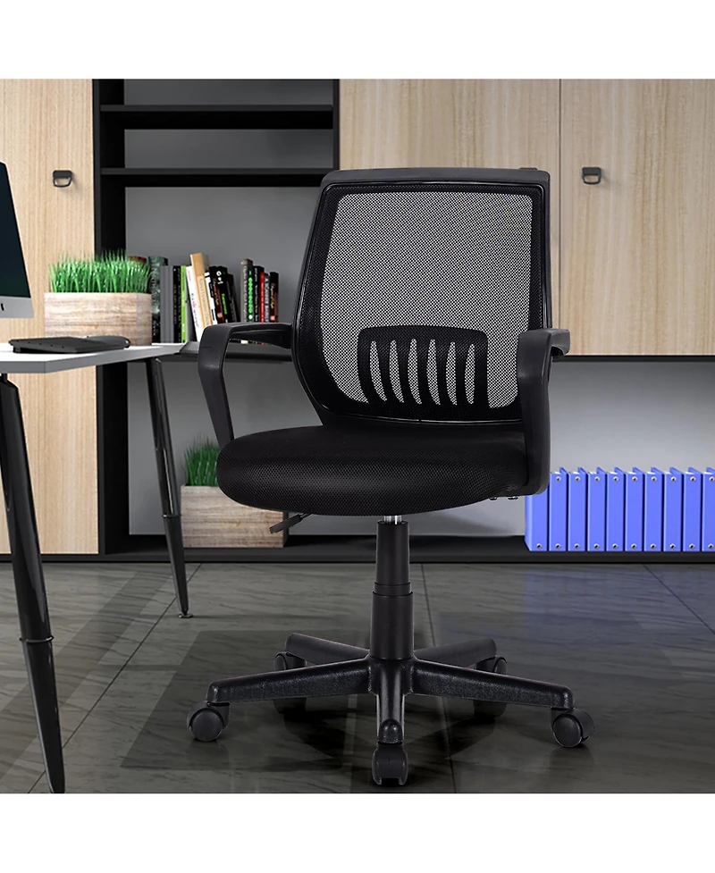 Mid-Back Mesh Chair Height Adjustable Executive Chair