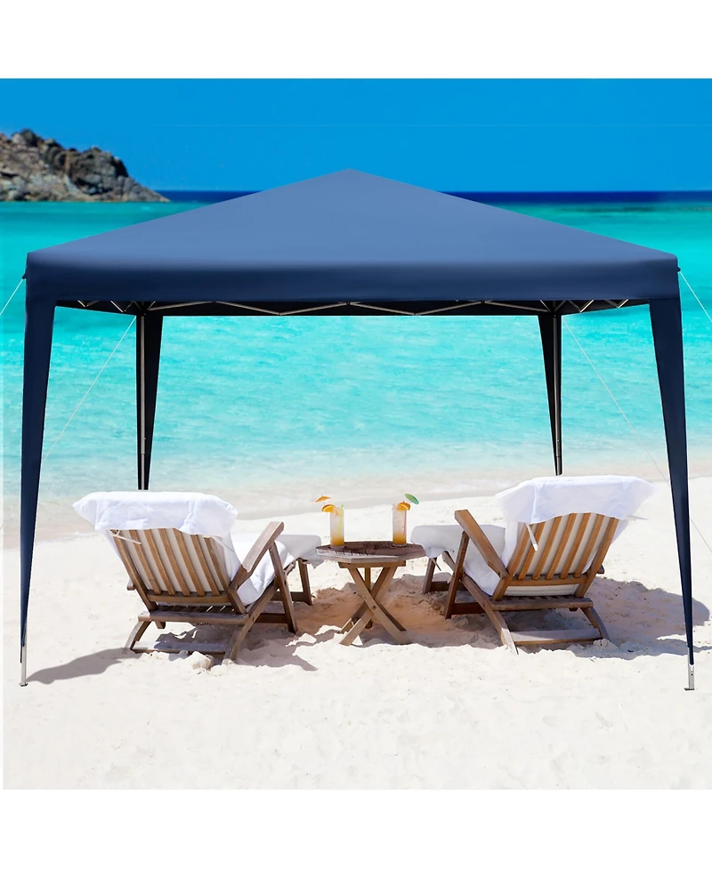 Patio 10x10ft Outdoor Instant Pop-up Canopy Folding Sun Shelter Carry Bag