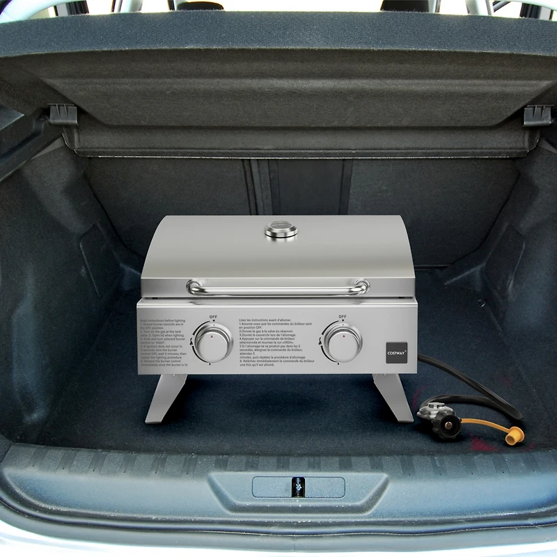 20,000 Btu Stainless Steel Propane Grill for Outdoor