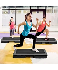 Fitness Aerobic Step Cardio Adjust 4'' - 6'' - 8''