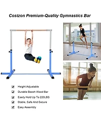 Adjustable Steel Horizontal Training Bar Gymnastics