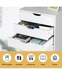 7 Drawer Chest Storage Dresser Floor Cabinet Organizer
