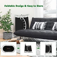 Foldable Trampoline Double Mini Kids Fitness Rebounder