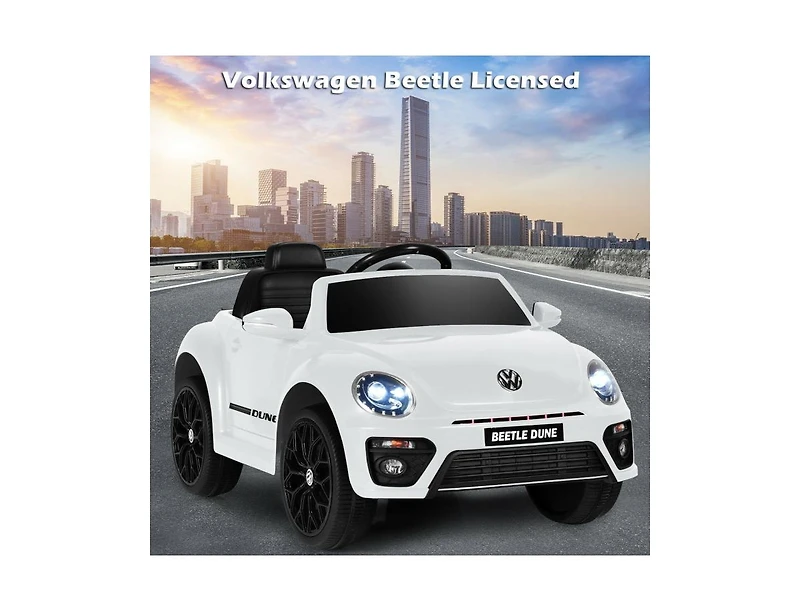 Slickblue Volkswagen Beetle Kids Electric Ride On Car with Remote Control
