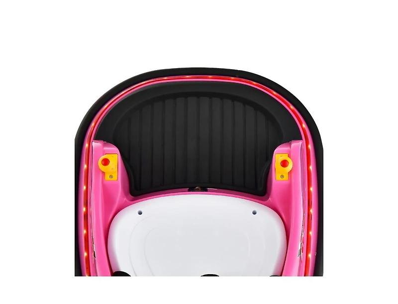 Slickblue 12V Electric Kids Ride On Bumper Car with Flashing Lights for Toddlers