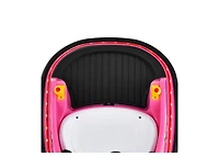 Slickblue 12V Electric Kids Ride On Bumper Car with Flashing Lights for Toddlers