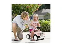Slickblue Kids Sit to Stand Vehicle with Working Steering Wheel and Under Seat Storage