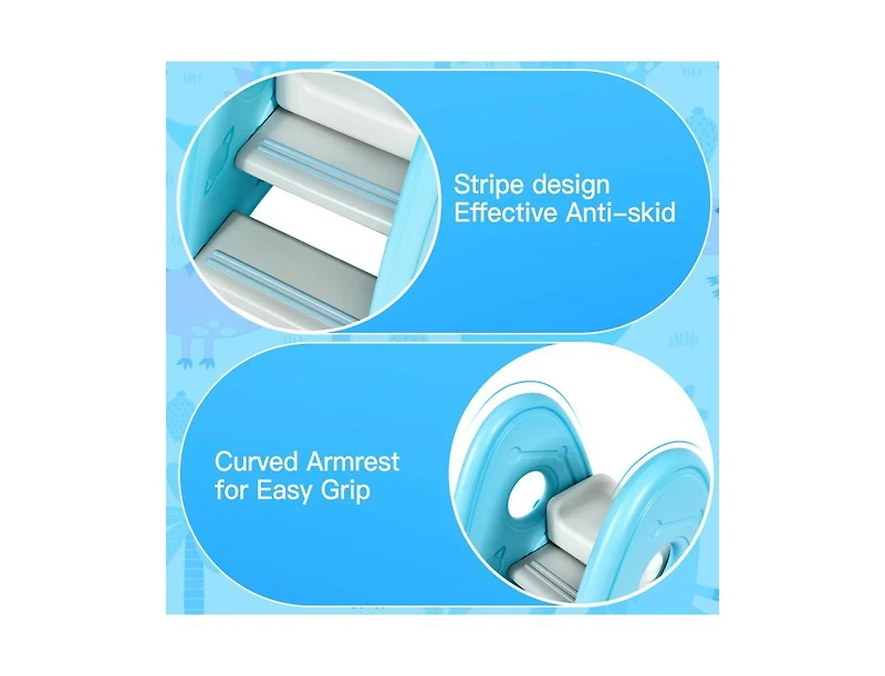 Slickblue Toddler Freestanding Baby Slide Indoor First Play Climber Set