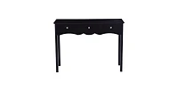 Costway Console Table Hall table Side Table Desk Accent Table 3 Drawers Entryway