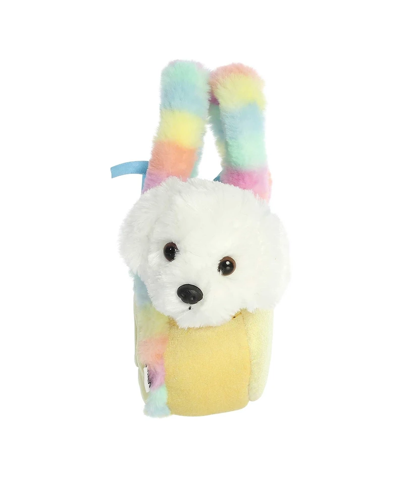 Aurora Small Fancy Pals Pastel Rainbow Smileyworld Vibrant Plush Toy 8"