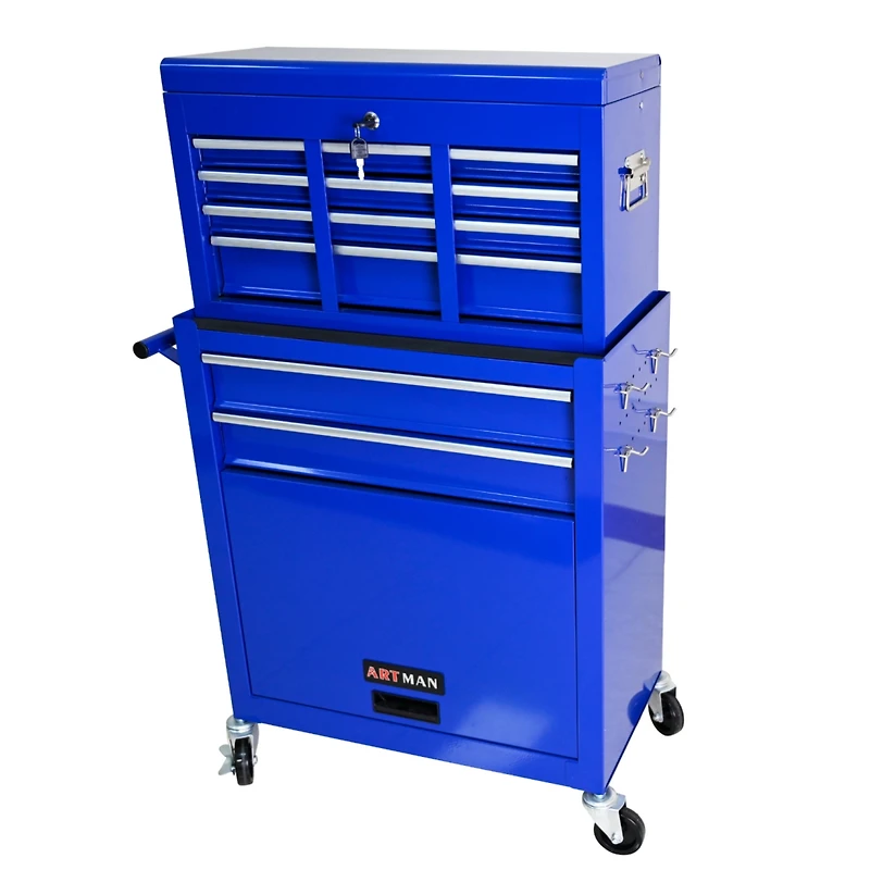 Streamdale Furniture 8-Drawer Rolling Tool Chest with Wheels