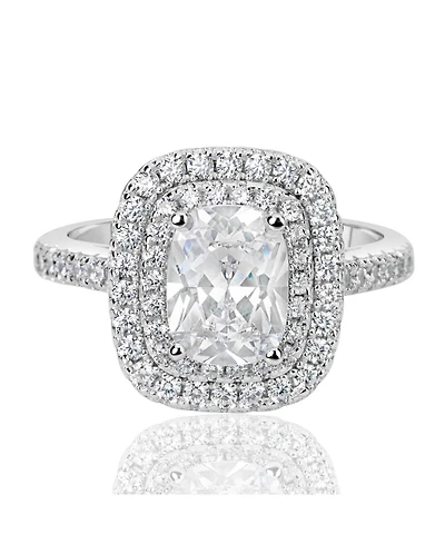 Suzy Levian Sterling Silver Cubic Zirconia Ring