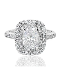 Suzy Levian Sterling Silver Cubic Zirconia Ring