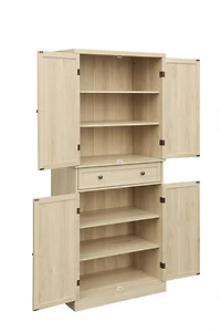 Streamdale 4-Door Cabinet with Drawer and Adjustable Shelves