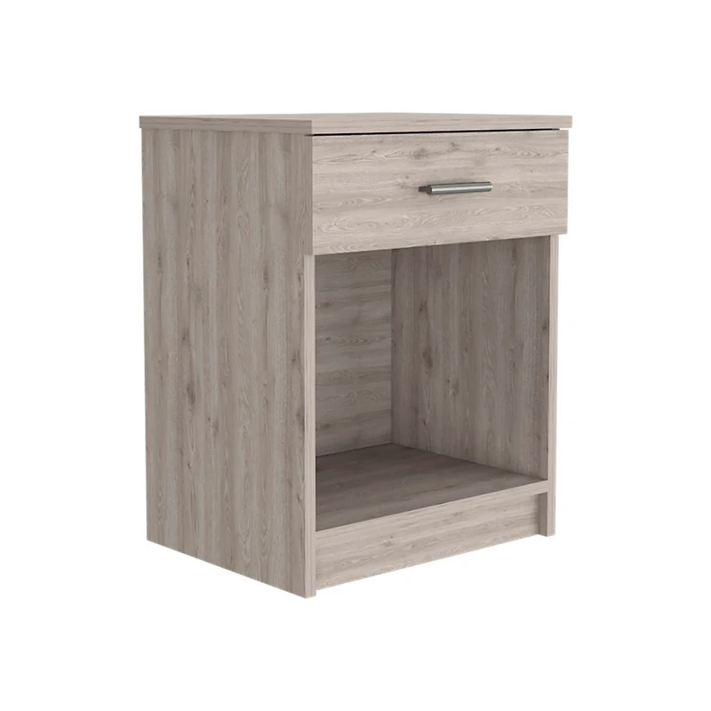 Streamdale Eco Nightstand, Superior Top, One Drawer, Lower Shelf