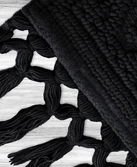 Jean Pierre New York Ricardo Fringe Cotton Bath Rug 17" x 31"