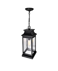 Cwi Lighting 18.25" Metal Milford 1 Light Outdoor Pendant