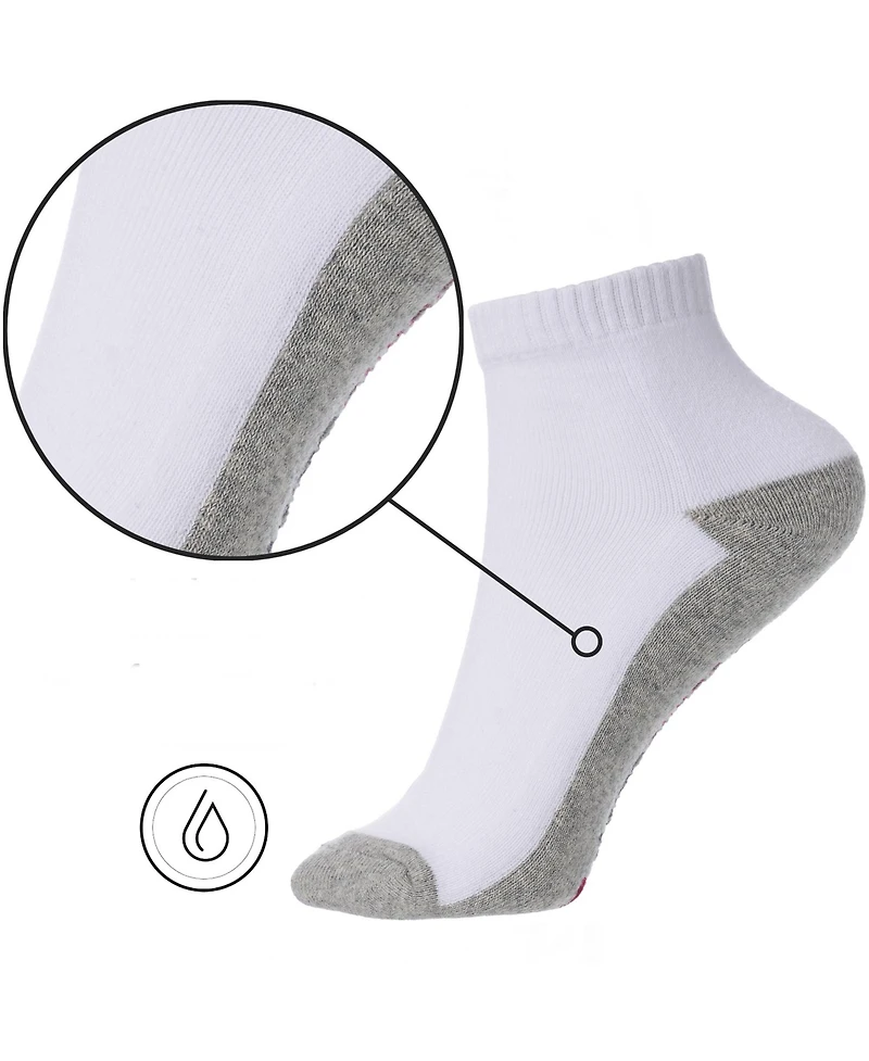 Alpine Swiss Men's Ankle Socks 8 Pack Cotton Athletic Performance Socks for Men Moisture-Wicking Cushioned Quarter Length Socks Reinforced Heel & Toe