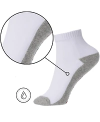 Alpine Swiss Men's Ankle Socks 8 Pack Cotton Athletic Performance Socks for Men Moisture-Wicking Cushioned Quarter Length Socks Reinforced Heel & Toe
