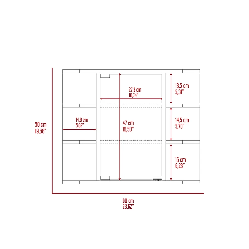 Streamdale Milan Medicine Cabinet with Ample Storage