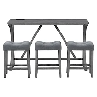 Streamdale Furniture Multifunctional Dining and Game Room Table Set