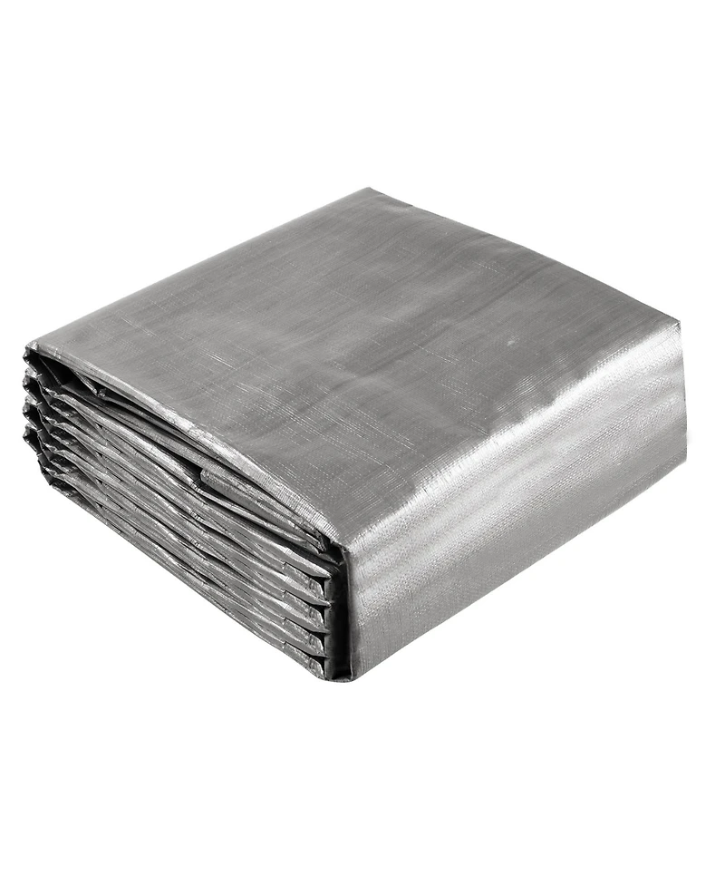 Yescom 40x50 Ft Waterproof Poly Tarp with 25 Ball Bungees Protect Cover 10mil Tarpaulin