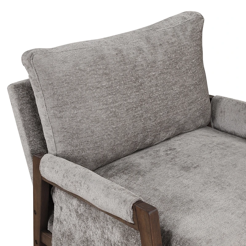 Streamdale Mid-Century Velvet Accent Chair