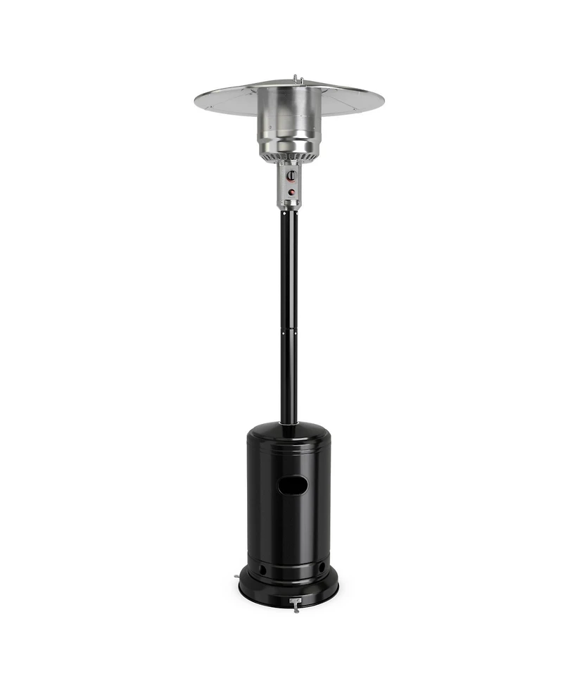 Stainless Steel Propane Patio Heater with Safety Tip-Over Protection – Reliable Outdoor