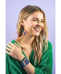 Ink + Alloy Frida Luxe Beaded Drop Earrings