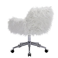 Streamdale Faux Fur Office Chair Modern & Comfy