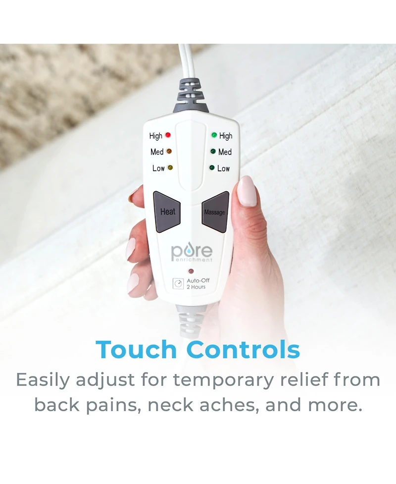 Pure Enrichment WeightedWarmth 3-in-1 Back Neck Heating Pad