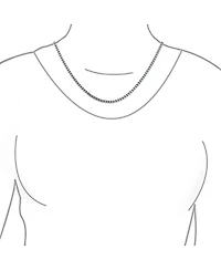 Bling Jewelry Heavy Duty Biker Jewelry Curb Wheat Link Foxtail Solid Chain Necklace Men Stainless Steel 5MM 30 Inch