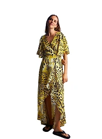 Nocturne Women's Printed Asymmetrical Dress