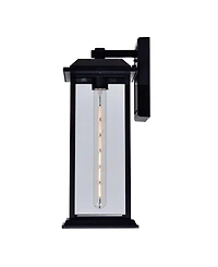 Cwi Lighting 16.4" Metal Blackbridge 1 Light Outdoor Wall Lantern