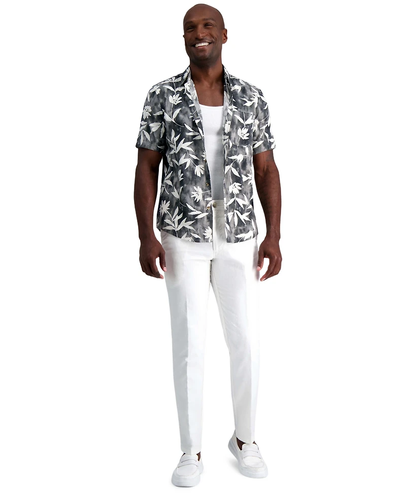 Kenneth Cole Reaction Men's Slim-Fit Linen Pants