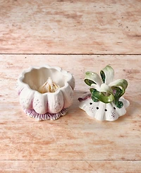 Fitz and Floyd Sicily Green Garlic Keeper