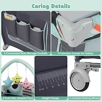 Costway Baby 3 1 Playard Portable Nursery Center