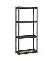 Pcs 4-Tier Metal Shelving Unit Heavy Duty Wire Storage Rack with Anti-slip Foot Pads