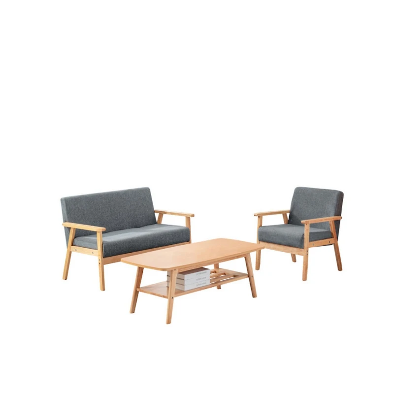 Streamdale Bahamas Coffee Table Loveseat Chair Set