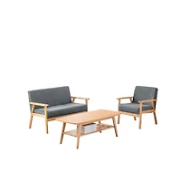 Streamdale Bahamas Coffee Table Loveseat Chair Set