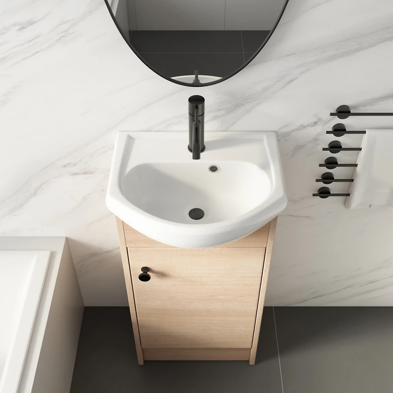 Streamdale 18 Inch Freestanding Bathroom Vanity