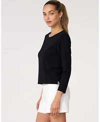 Rebody Active Women's Essentials Mid Length Long Sleeve