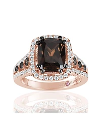 Suzy Levian Sterling Silver Cubic Zirconia Ring