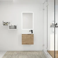 Streamdale 22" Floating Bathroom Vanity with Sink & Soft Close Door