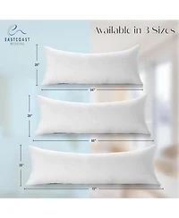 East Coast Bedding Luxury 100% Goose Down Body Pillow 20x72 Inches, Pack of 1