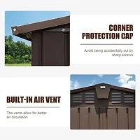 Streamdale 10'x8' Metal Tool Shed with Lockable Door